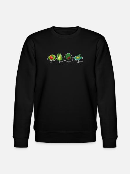 Fruit and fruits - Stanley/Stella CHANGER Unisex Organic Sweatshirt - black