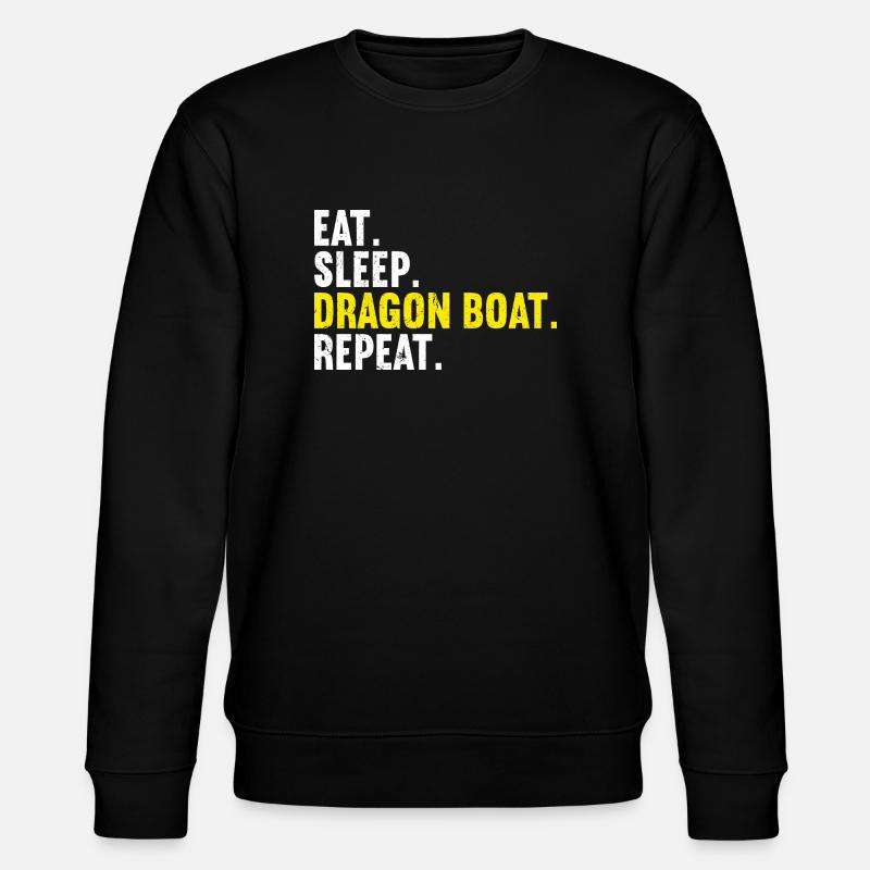 Drachenboot - Stanley/Stella Unisex Bio-Sweatshirt CHANGER  - Schwarz