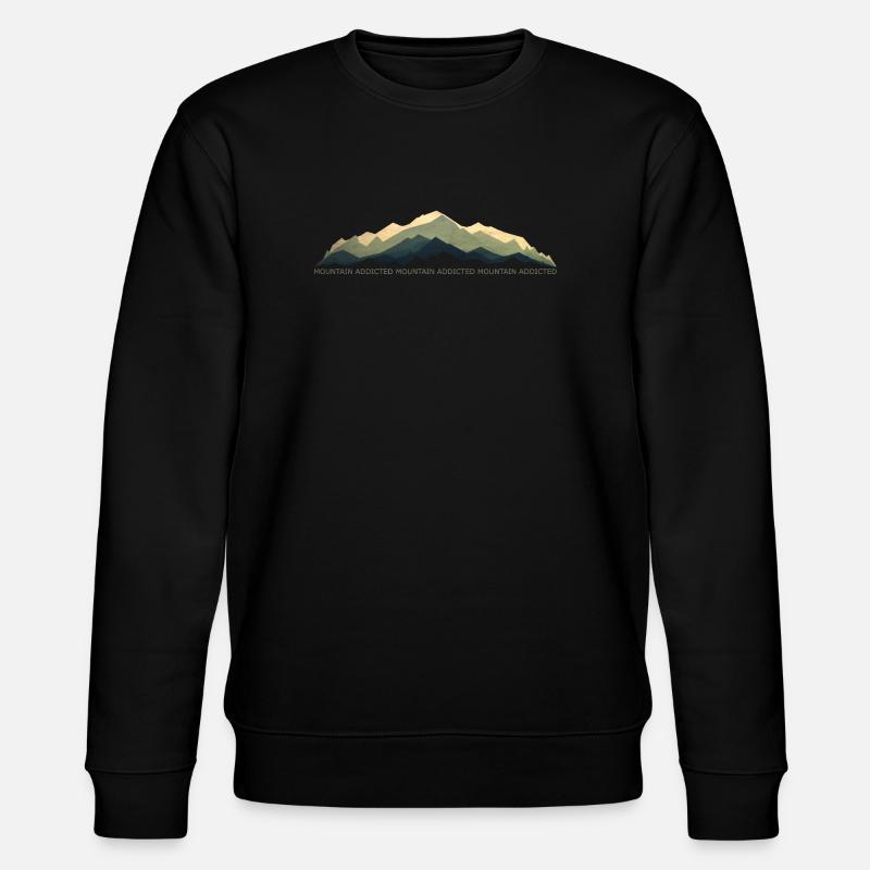 Mountain Passion 2 - Stanley/Stella CHANGER Unisex Organic Sweatshirt - black
