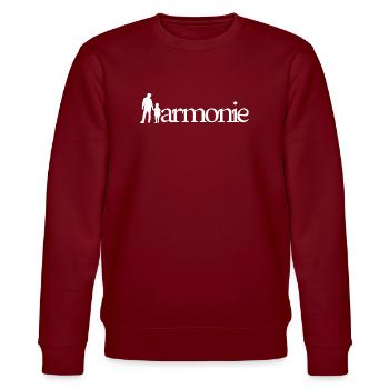 HARMONIE ! (famille, papa, maman, enfants) blanc - Sweat bio CHANGER Stanley/Stella Unisexe - bordeaux - Devant - Nik (191cm) & Marisol (170cm)