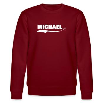 Michel - Sweat bio CHANGER Stanley/Stella Unisexe - bordeaux - Devant - Nik (191cm) & Marisol (170cm)