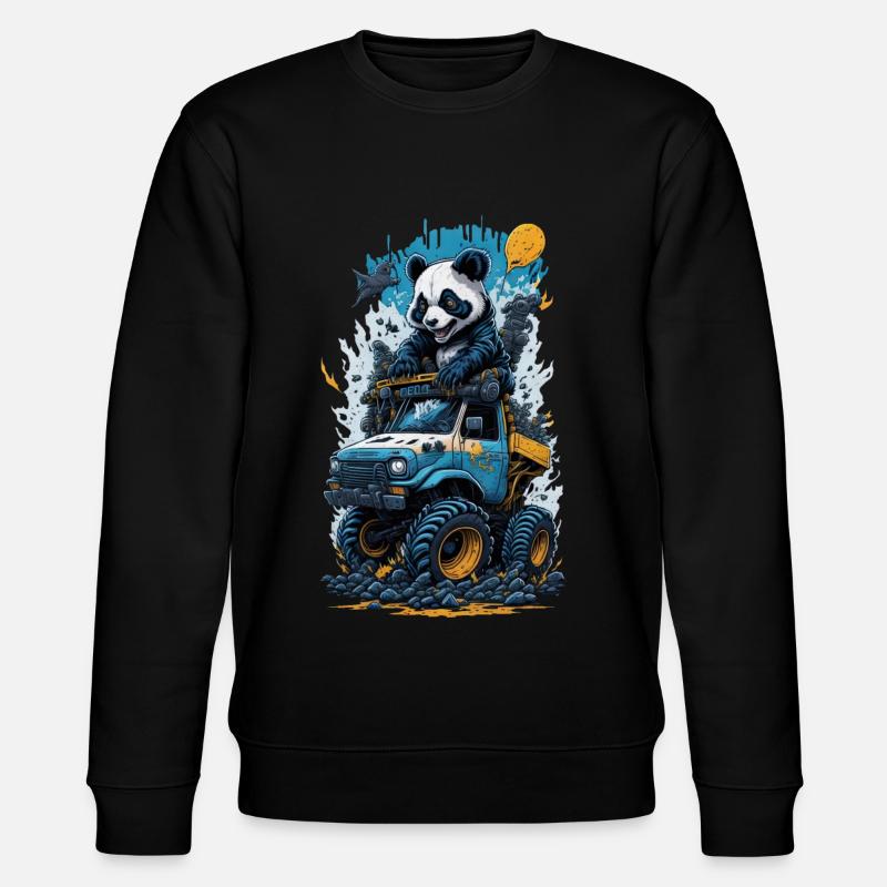 Panda - Sweat bio CHANGER Stanley/Stella Unisexe - noir