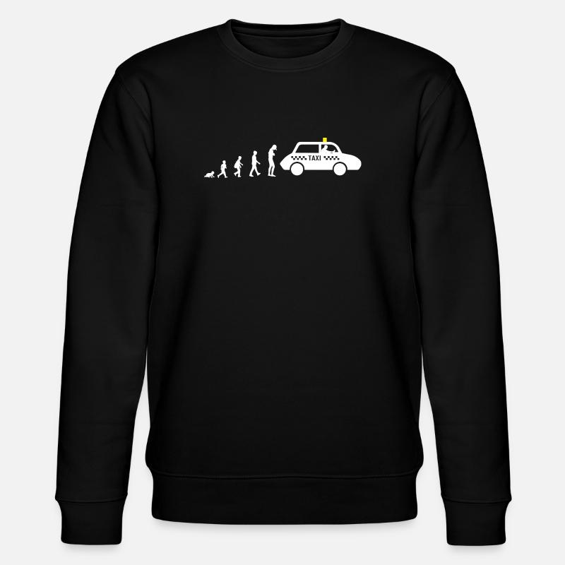 Development into a taxi driver - Stanley/Stella CHANGER Unisex Organic Sweatshirt - black