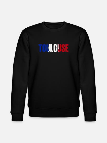 Toulouse Frankreich - Stanley/Stella Unisex Bio-Sweatshirt CHANGER  - Schwarz
