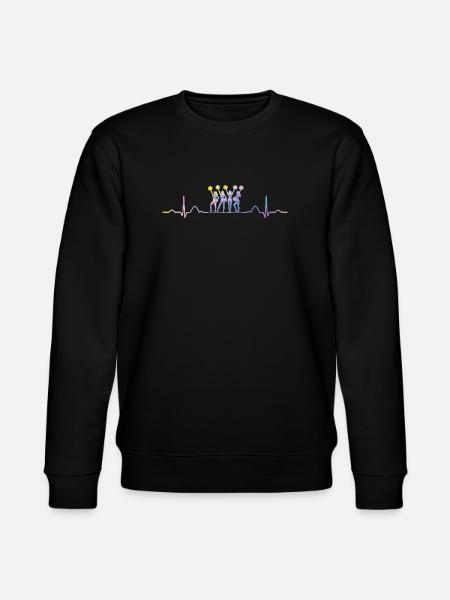 Cheerleader Cheer Mom Cheerleading - Stanley/Stella CHANGER Unisex Organic Sweatshirt - black