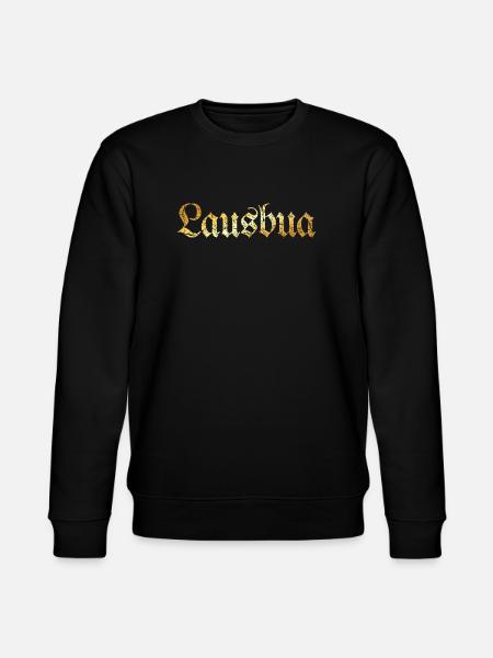 Lausbua (Goldgelb) Lausbube - Stanley/Stella Unisex Bio-Sweatshirt CHANGER  - Schwarz
