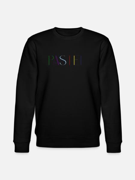 PASTELL Pastellfarger - Stanley/Stella CHANGER økologisk unisex-sweatshirt - svart