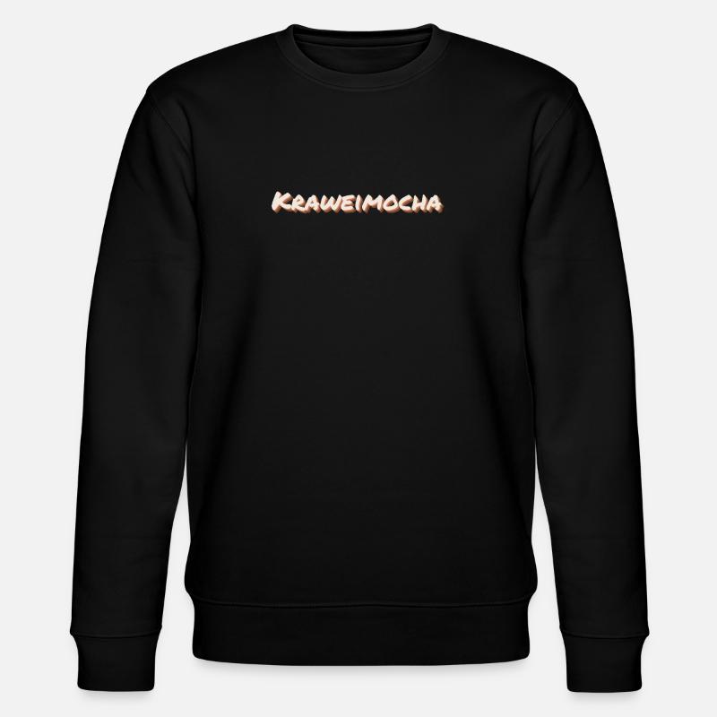 Kraweimocha - bruiteur, dialecte amusant - Sweat bio CHANGER Stanley/Stella Unisexe - noir