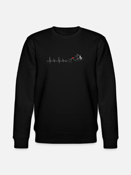 Summit Pulse Red Peak - Stanley/Stella CHANGER Unisex Organic Sweatshirt - black