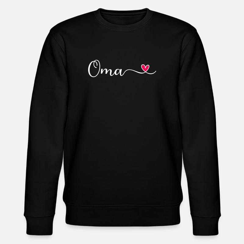 Oma - Stanley/Stella Unisex Bio-Sweatshirt CHANGER  - Schwarz