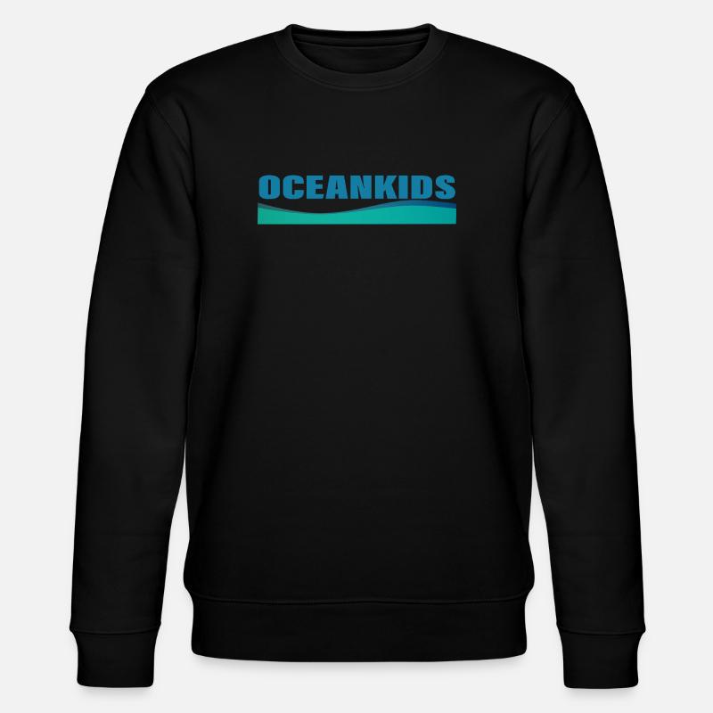 OCEANKIDS - Stanley/Stella Unisex Bio-Sweatshirt CHANGER  - Schwarz