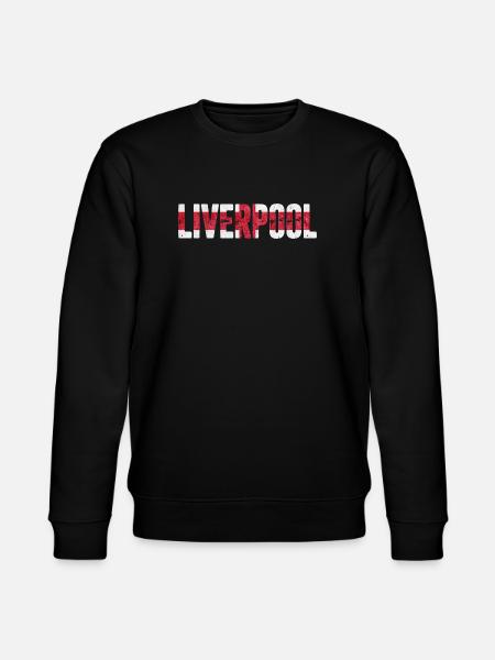 Liverpool England - Stanley/Stella CHANGER Unisex Organic Sweatshirt - black