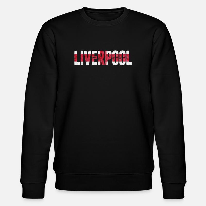 Liverpool England - Stanley/Stella Unisex Bio-Sweatshirt CHANGER - Schwarz