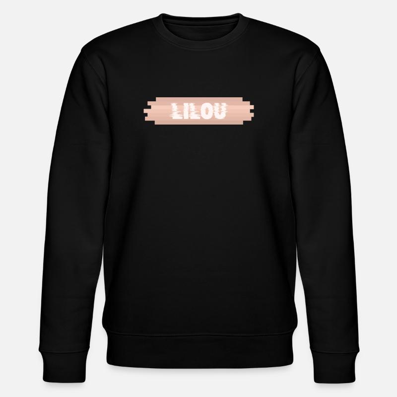 Baby Lilou - Stanley/Stella Unisex Bio-Sweatshirt CHANGER  - Schwarz