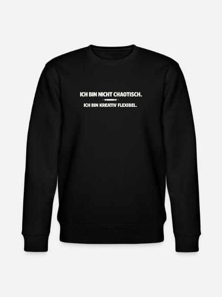 Creative, flexible instead of chaotic - Stanley/Stella CHANGER Unisex Organic Sweatshirt - black
