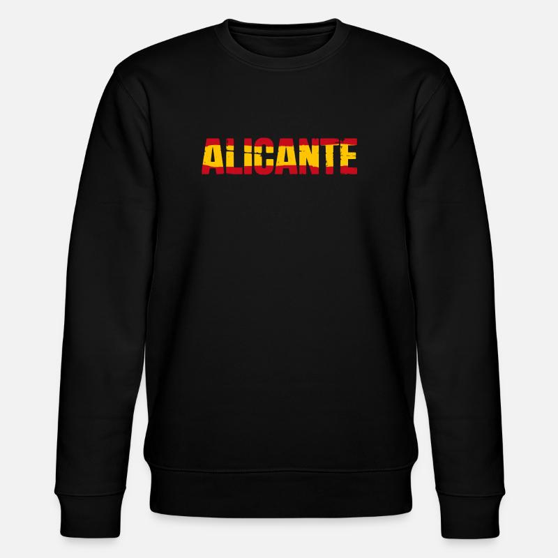 Drapeau d’Alicante, Espagne - Sweat bio CHANGER Stanley/Stella Unisexe - noir