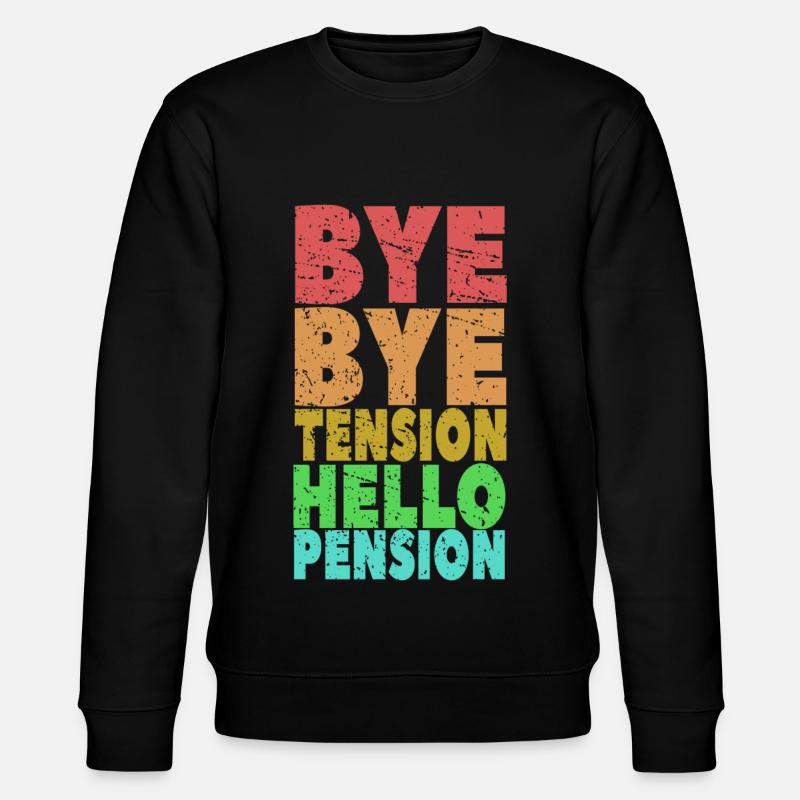 Pension - Stanley/Stella Unisex Bio-Sweatshirt CHANGER  - Schwarz