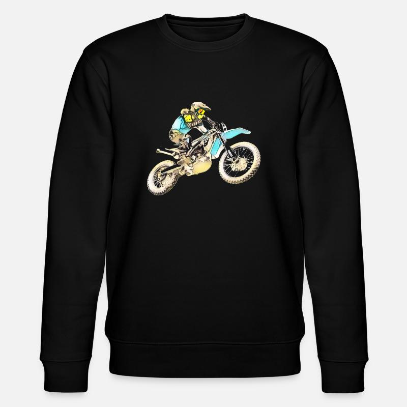 Motocross - Stanley/Stella Unisex Bio-Sweatshirt CHANGER  - Schwarz