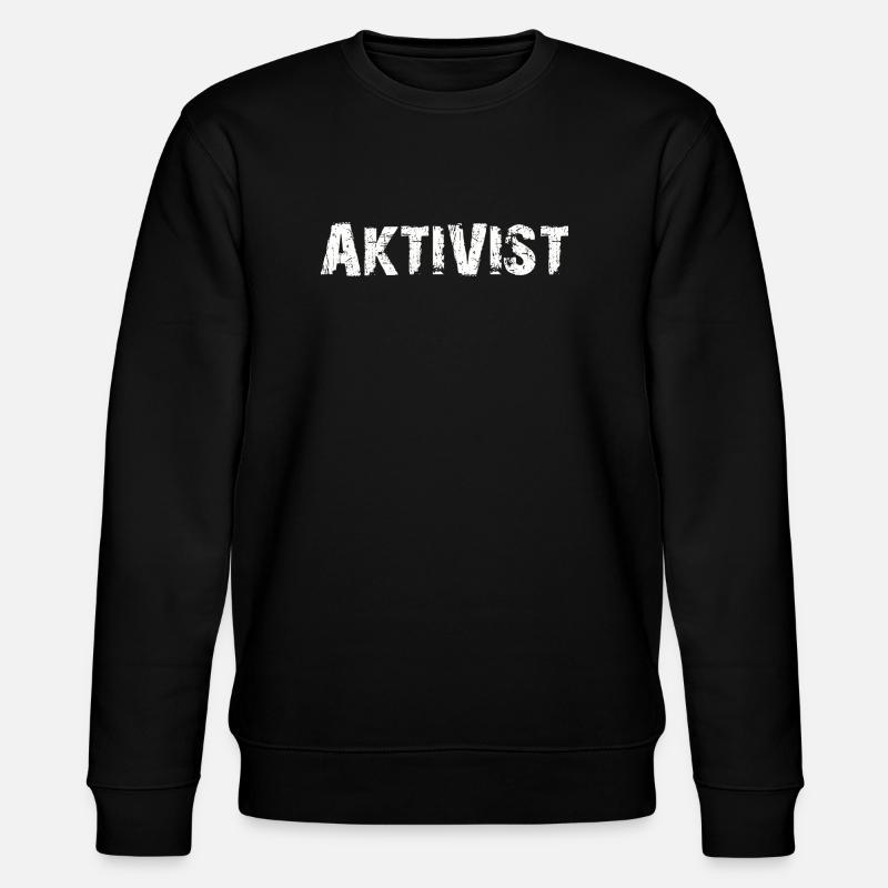 AKTIVIST - Stanley/Stella Unisex Bio-Sweatshirt CHANGER  - Schwarz