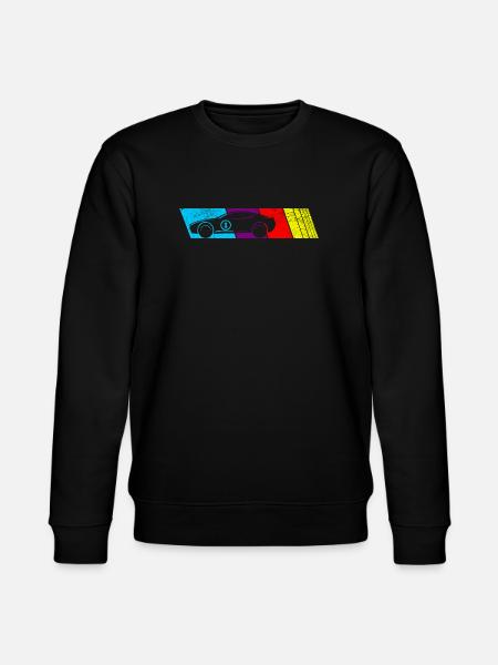 Abstrakte Farbexplosion Autodesign - Stanley/Stella Unisex Bio-Sweatshirt CHANGER  - Schwarz