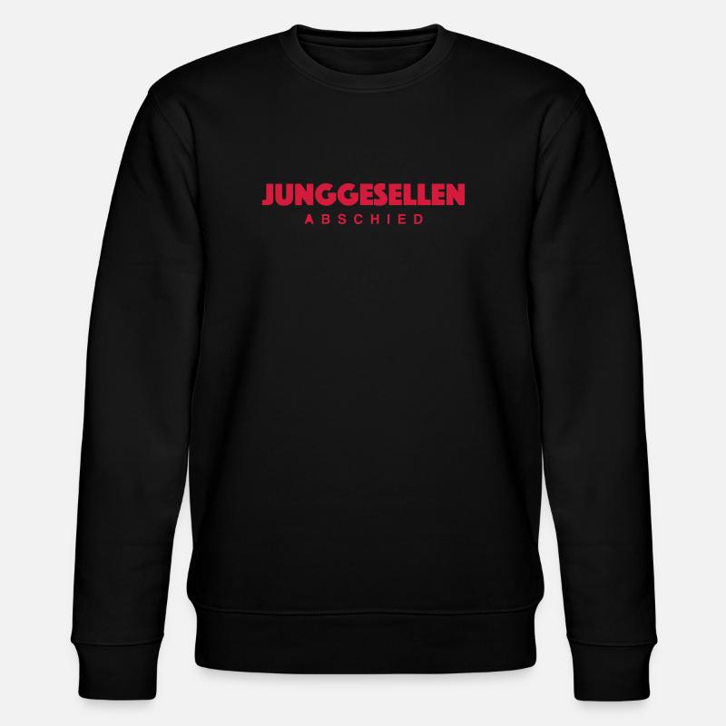 Junggesellen - Stanley/Stella Unisex Bio-Sweatshirt CHANGER  - Schwarz