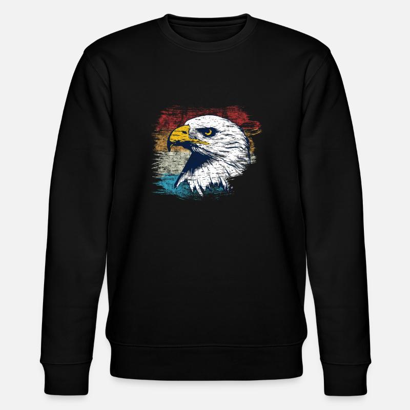 Eagle - Stanley/Stella CHANGER Unisex Organic Sweatshirt - black