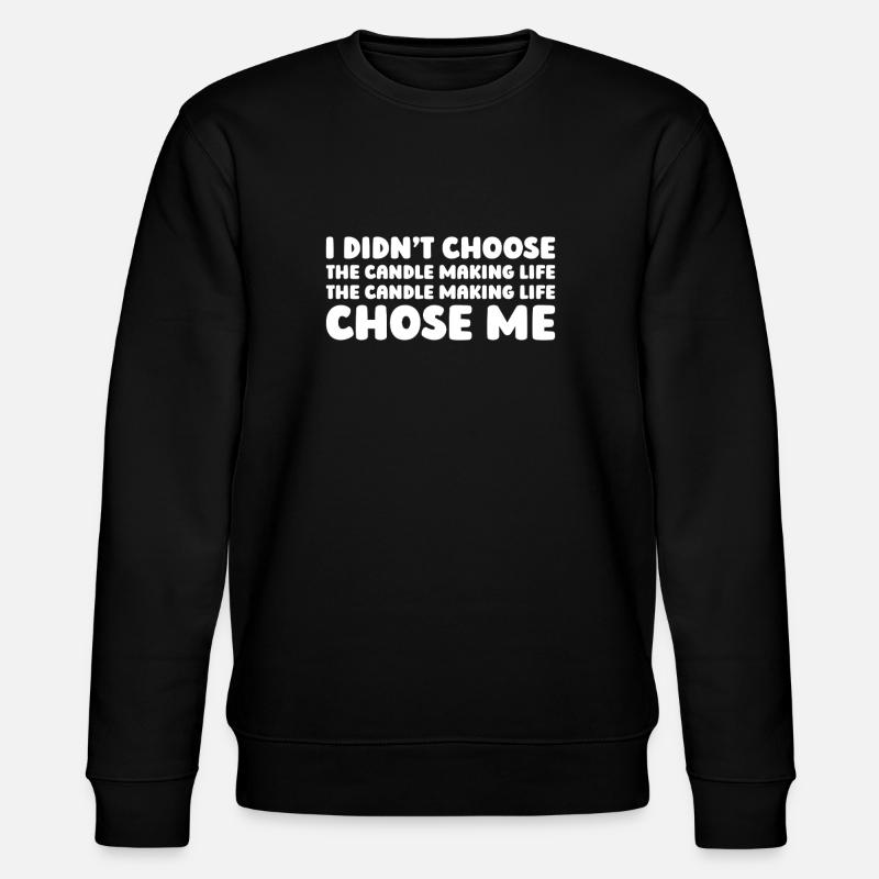 Candle production - Stanley/Stella CHANGER Unisex Organic Sweatshirt - black