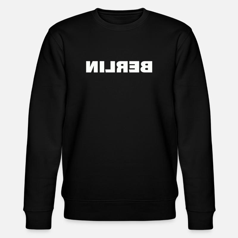 BERLIN - Stanley/Stella Unisex Bio-Sweatshirt CHANGER  - Schwarz