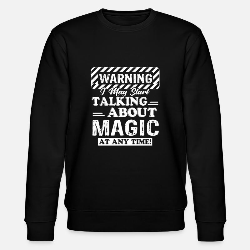 Avertissement magicien magicien - Sweat bio CHANGER Stanley/Stella Unisexe - noir