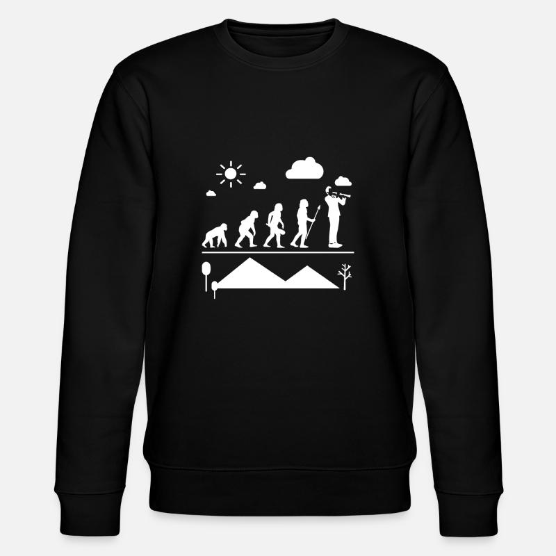 Oboe Oboe Evolution - Stanley/Stella CHANGER Unisex Organic Sweatshirt - black
