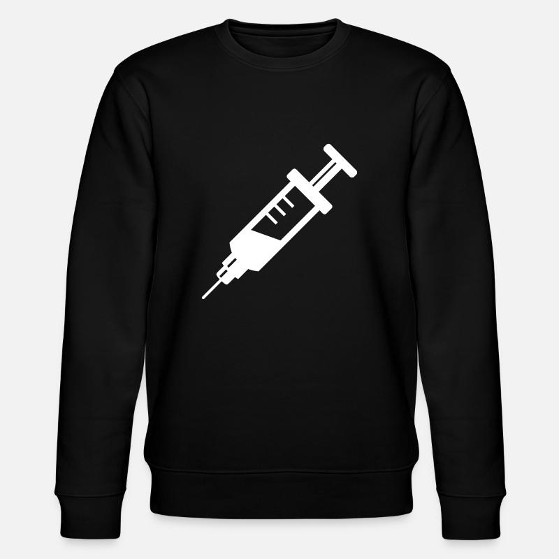Spritze Injektion - Stanley/Stella Unisex Bio-Sweatshirt CHANGER  - Schwarz