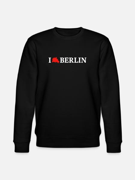 I love Berlin - Stanley/Stella Unisex Bio-Sweatshirt CHANGER - Schwarz
