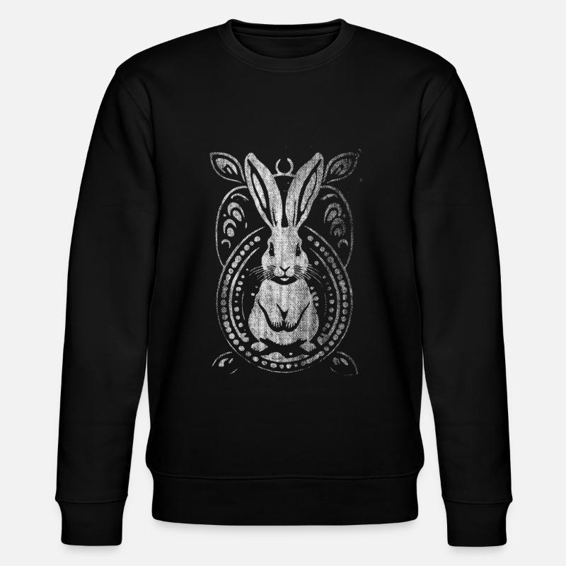 Retro Easter - Stanley/Stella CHANGER Unisex Organic Sweatshirt - black