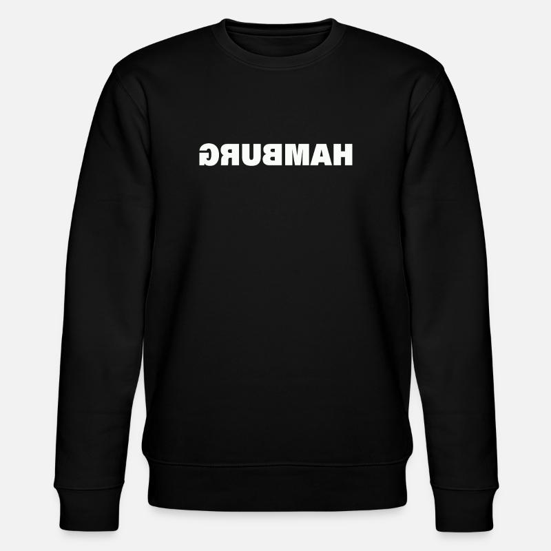 HAMBURG - Stanley/Stella Unisex Bio-Sweatshirt CHANGER  - Schwarz