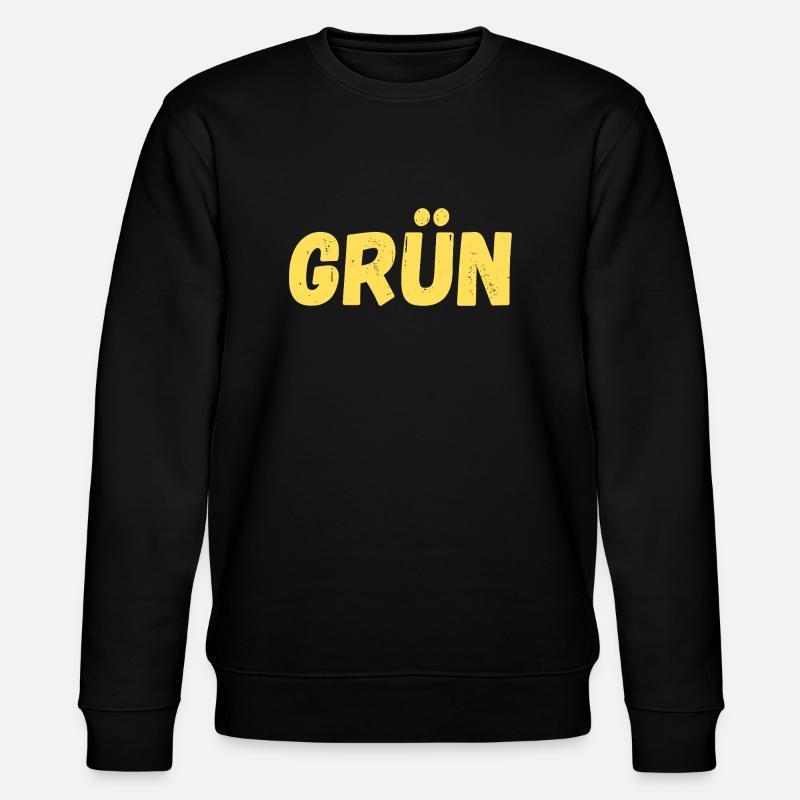 Grün - Stanley/Stella Unisex Bio-Sweatshirt CHANGER  - Schwarz