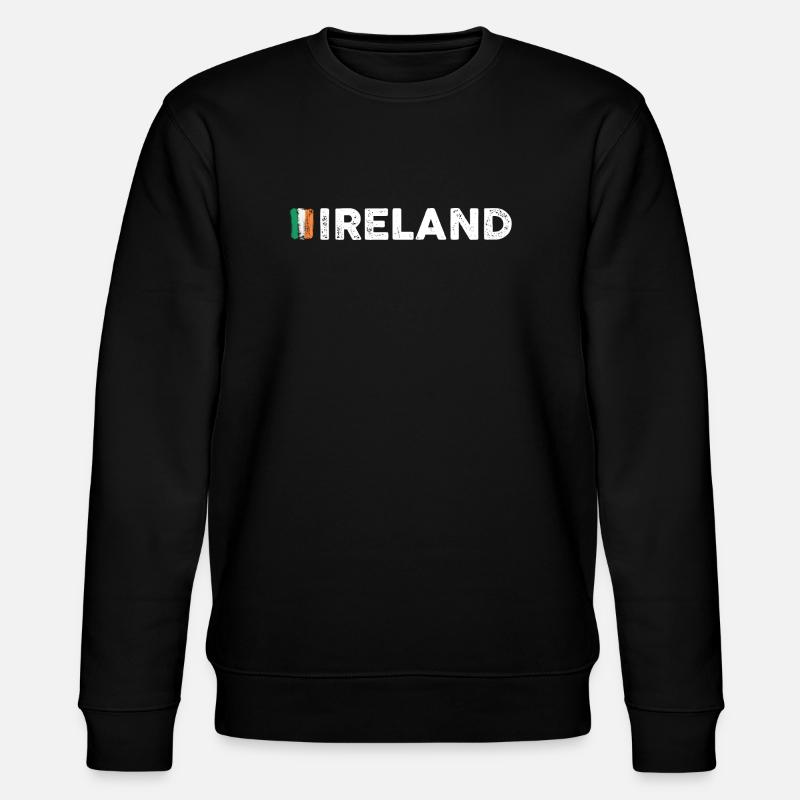 Drapeau de l’Irlande - Sweat bio CHANGER Stanley/Stella Unisexe - noir