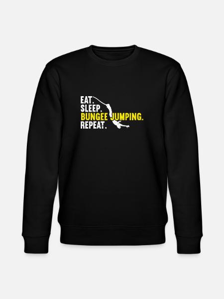 Bungee Jump Bungee Jumping - Stanley/Stella CHANGER Unisex Organic Sweatshirt - black