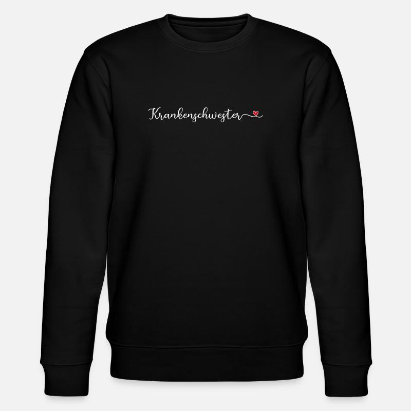 Krankenschwester - Stanley/Stella Unisex Bio-Sweatshirt CHANGER  - Schwarz