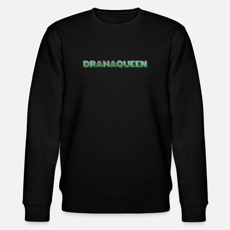 Dramaqueen - Stanley/Stella Unisex Bio-Sweatshirt CHANGER  - Schwarz