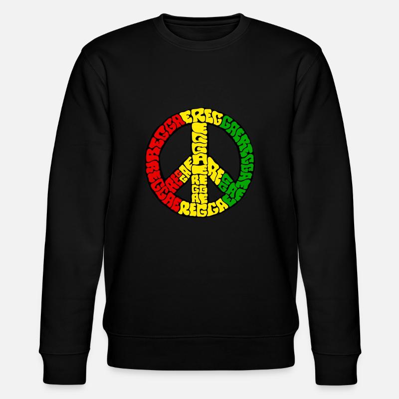 Reggae - Stanley/Stella Unisex Bio-Sweatshirt CHANGER  - Schwarz