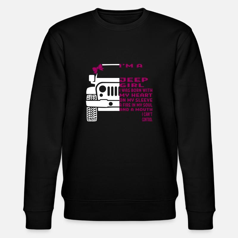 I'm A Jeep Girl - Stanley/Stella Unisex Bio-Sweatshirt CHANGER - Schwarz