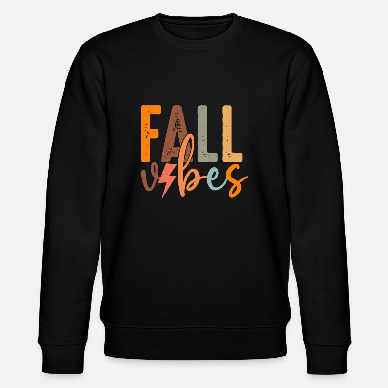 Fall Vibes - Stanley/Stella CHANGER Unisex Organic Sweatshirt - black