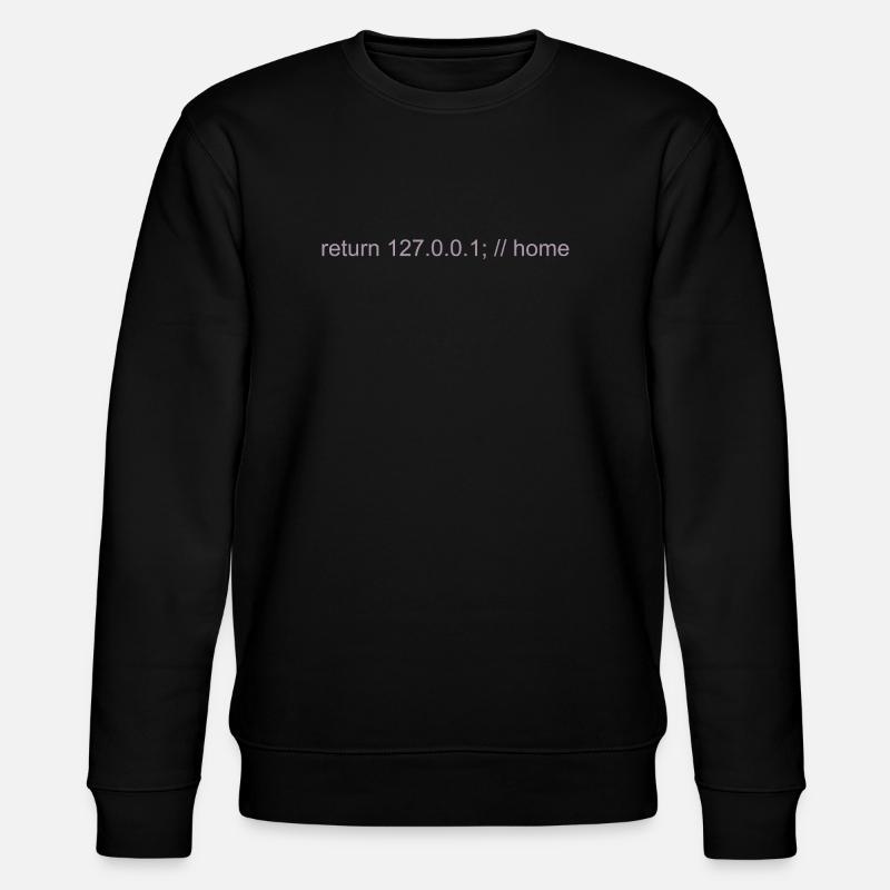 Programmierer Nerd IT Witz Developer Zuhause - Stanley/Stella Unisex Bio-Sweatshirt CHANGER  - Schwarz