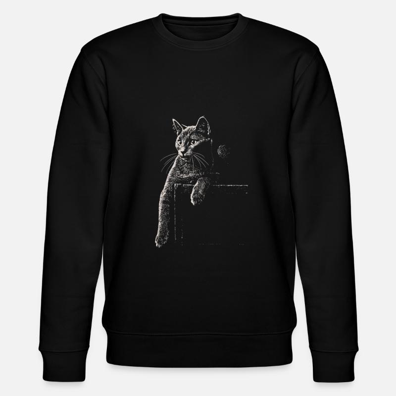 Karthäuser Katze - Stanley/Stella Unisex Bio-Sweatshirt CHANGER - Schwarz