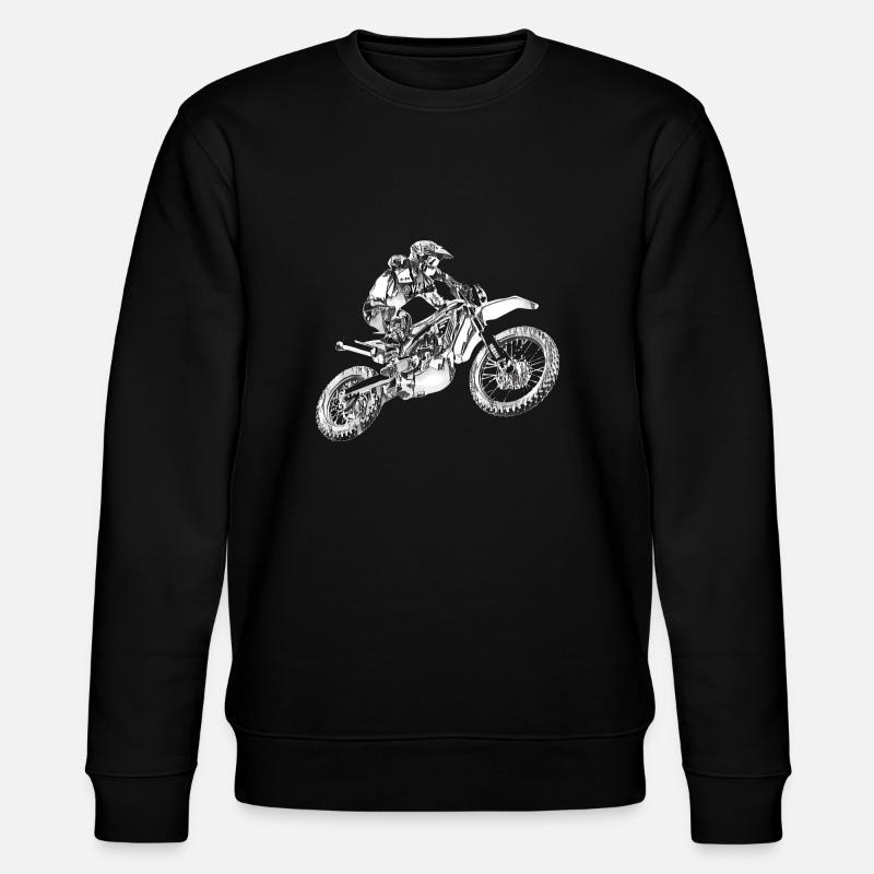 motocross - Sweat bio CHANGER Stanley/Stella Unisexe - noir