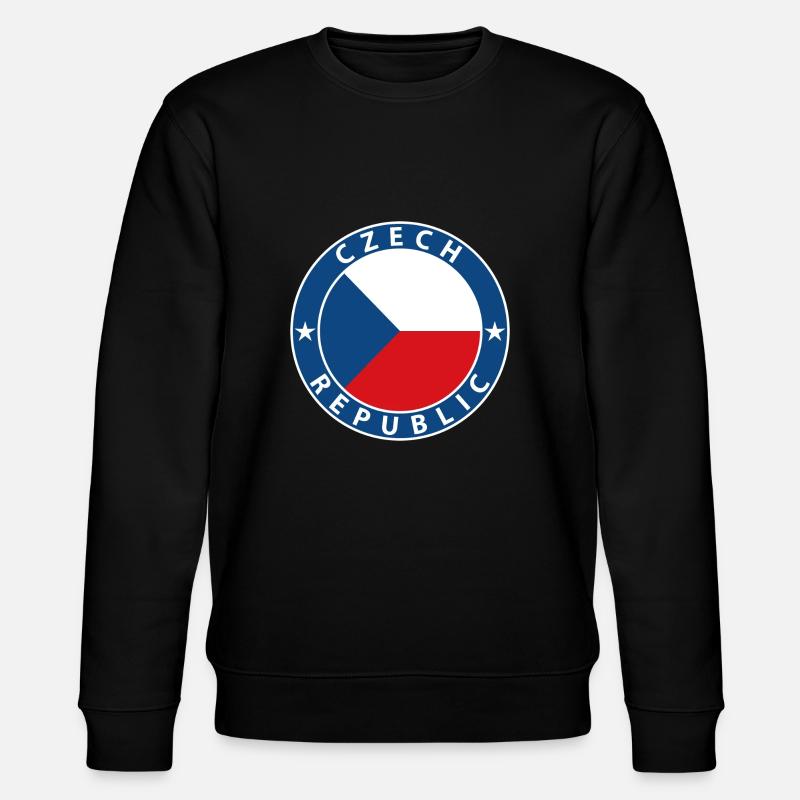 Tschechien - Stanley/Stella Unisex Bio-Sweatshirt CHANGER  - Schwarz