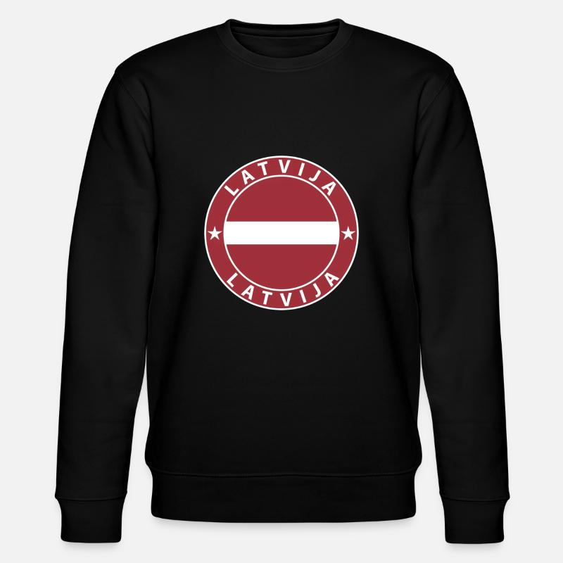 Lettonie - Sweat bio CHANGER Stanley/Stella Unisexe - noir