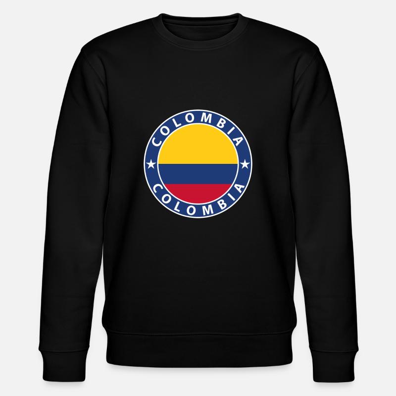 Kolumbien - Stanley/Stella Unisex Bio-Sweatshirt CHANGER  - Schwarz