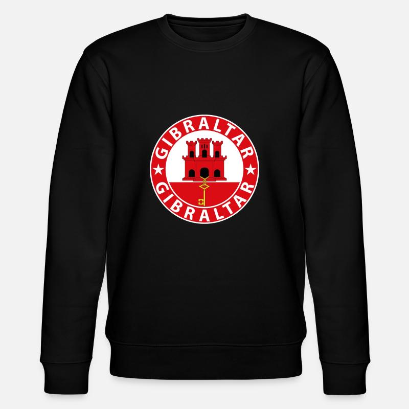 Gibraltar - Stanley/Stella CHANGER Unisex Organic Sweatshirt - black