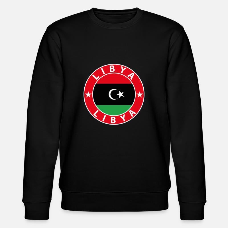Libyen - Stanley/Stella Unisex Bio-Sweatshirt CHANGER  - Schwarz